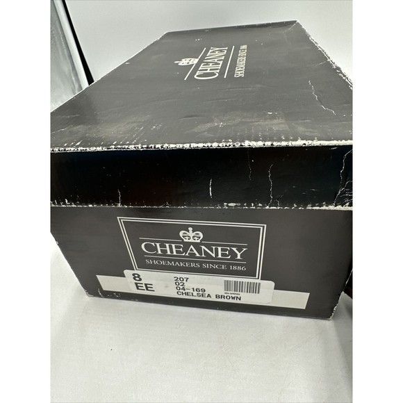 Suede Brown Godrey D Chelsea Boots Size 8 Mens Joseph Cheaney Vibram England - Picture 10 of 12